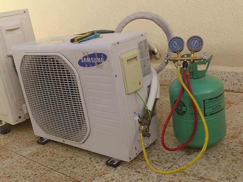 ac gas filling